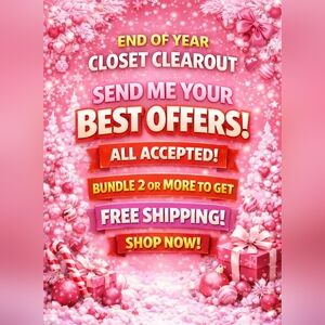 END OF YEAR CLOSET CLEAROUT